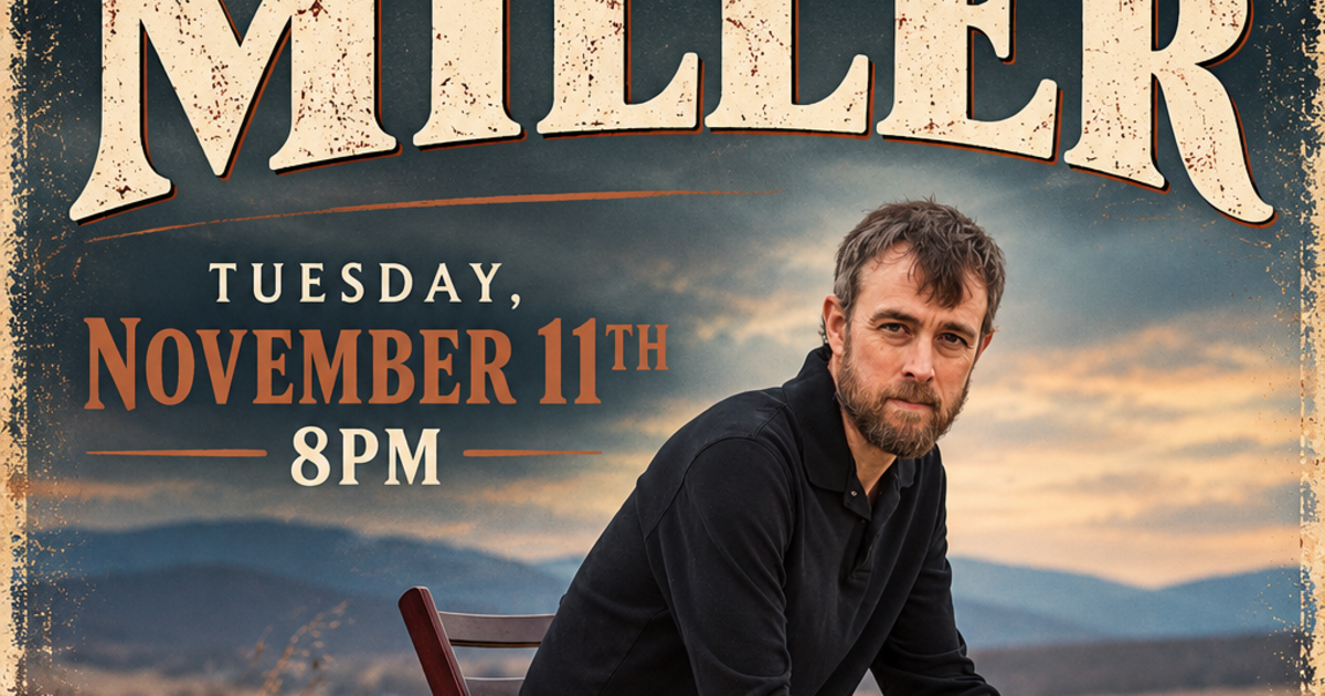 Poster for Scott Miller in Austin