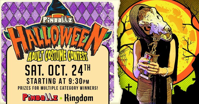 Halloween Costume Contest at Pinballz Kingdom in Buda at