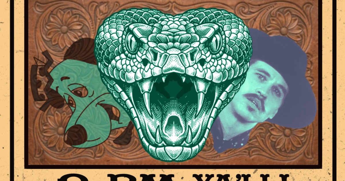 Je’Texas, Mr Lewis and the Funeral Five, Jim Ortiz and the Ballroom Destroyers, DOS Austin concert poster