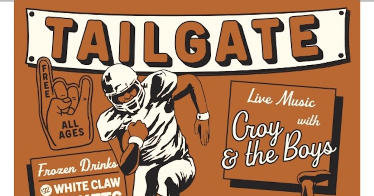 UT vs FLORIDA Tailgate Party ft. Croy & the Boys Austin concert poster