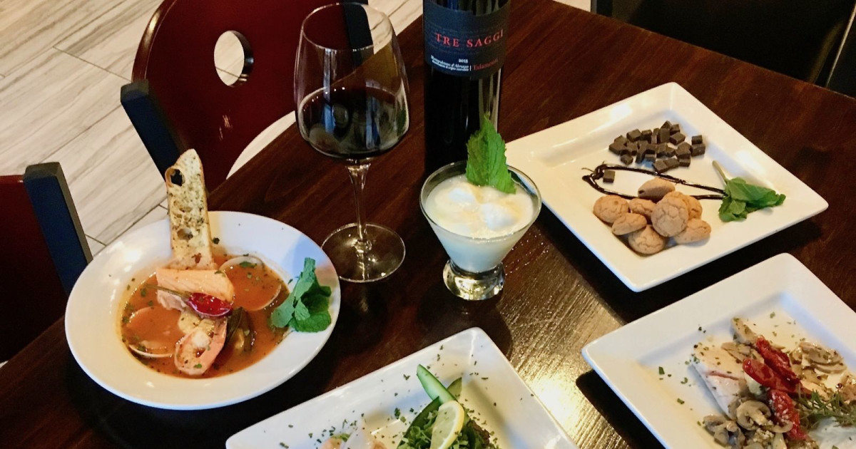 Christmas Eve Feast of seven fishes in Austin at It's Italian