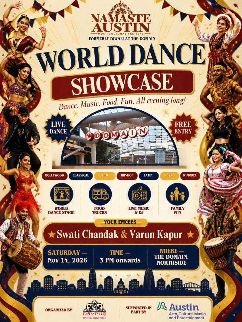 Namaste Austin: World Dance Showcase in Austin at Domain