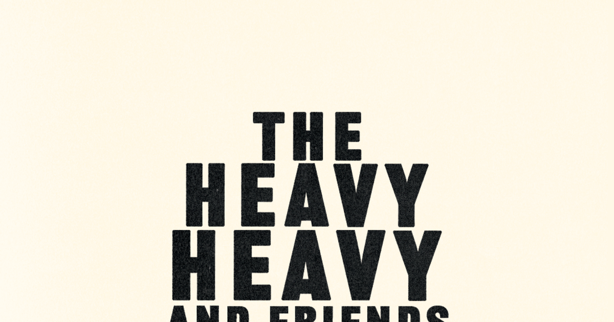 The Heavy Heavy, Barfield Austin concert poster