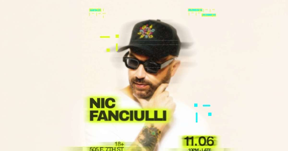Nic Fanciulli Austin concert poster