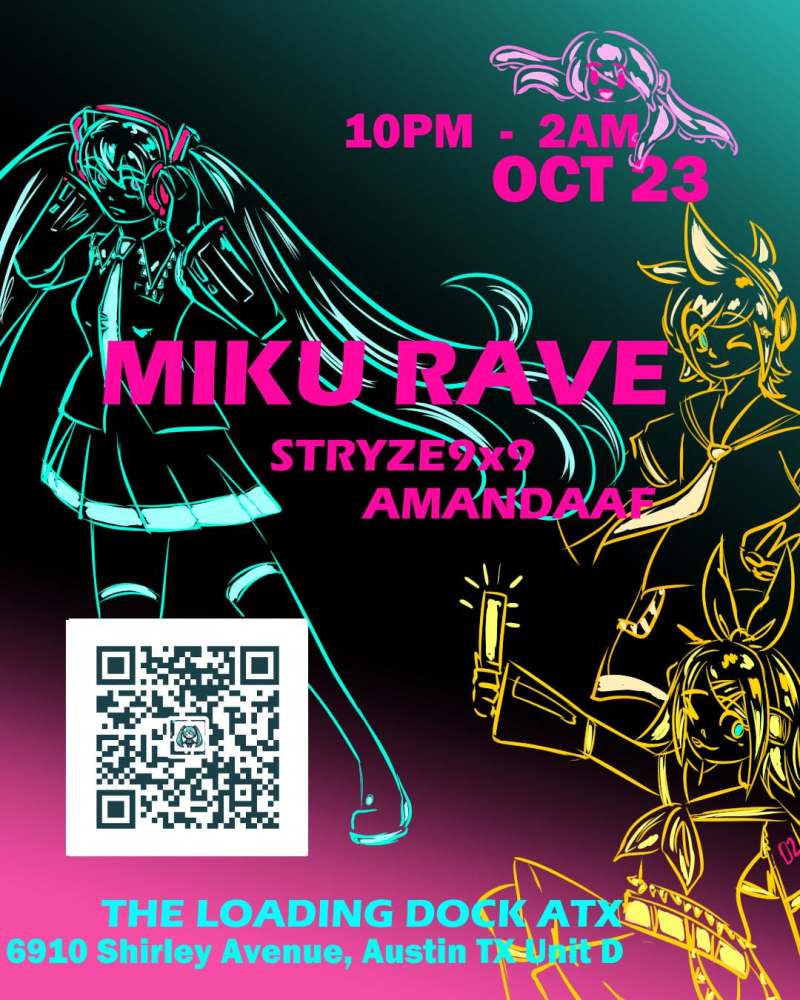 Loading Remp Miku Rave in Austin at THE LOADING DOCK ATX