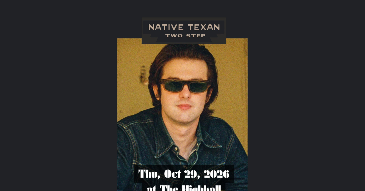 Poster for Phil Hollie w/ Native Texan Two Step in Austin