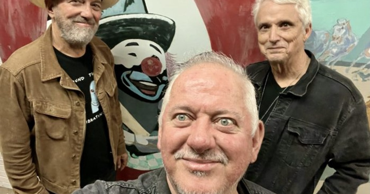Jon Langford and The Far Forlorn Austin concert poster