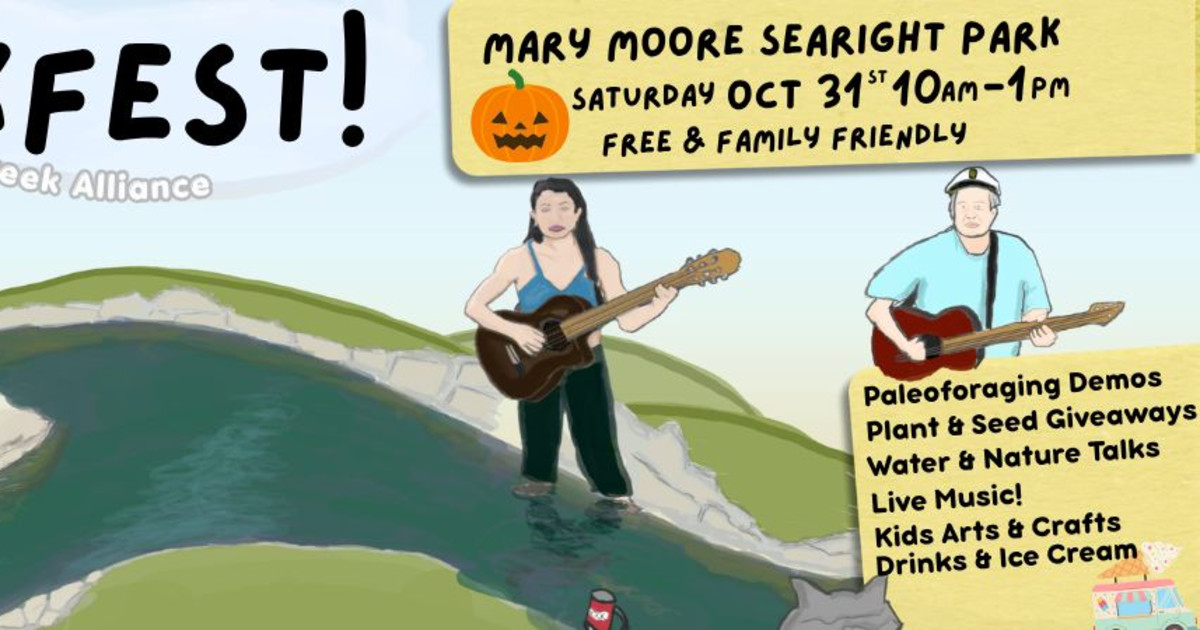 Creekfest with South Austin Creek Alliance Austin concert poster