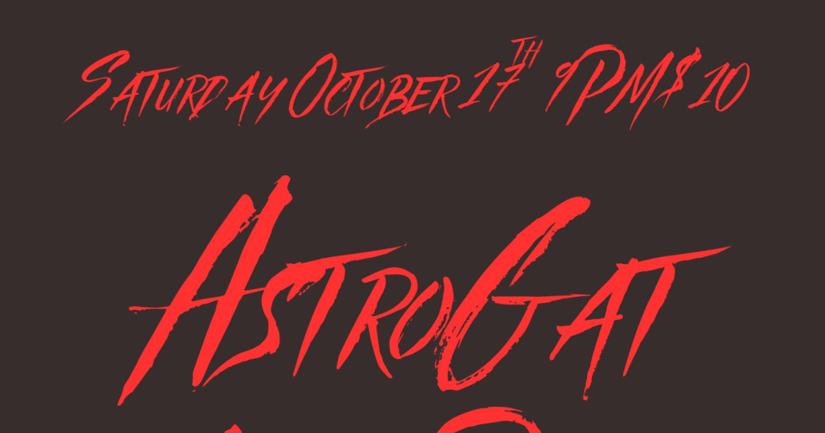 AstroGat + Moze Pray + Hyde Love Austin concert poster
