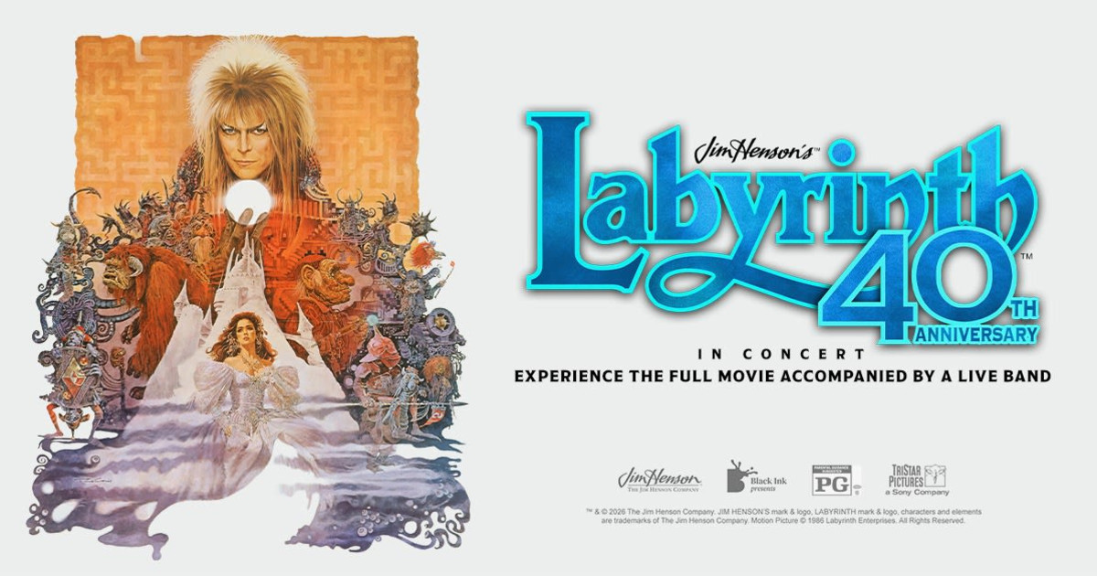 Jim Henson's Labyrinth: In Concert 40th Anniversary Austin concert poster