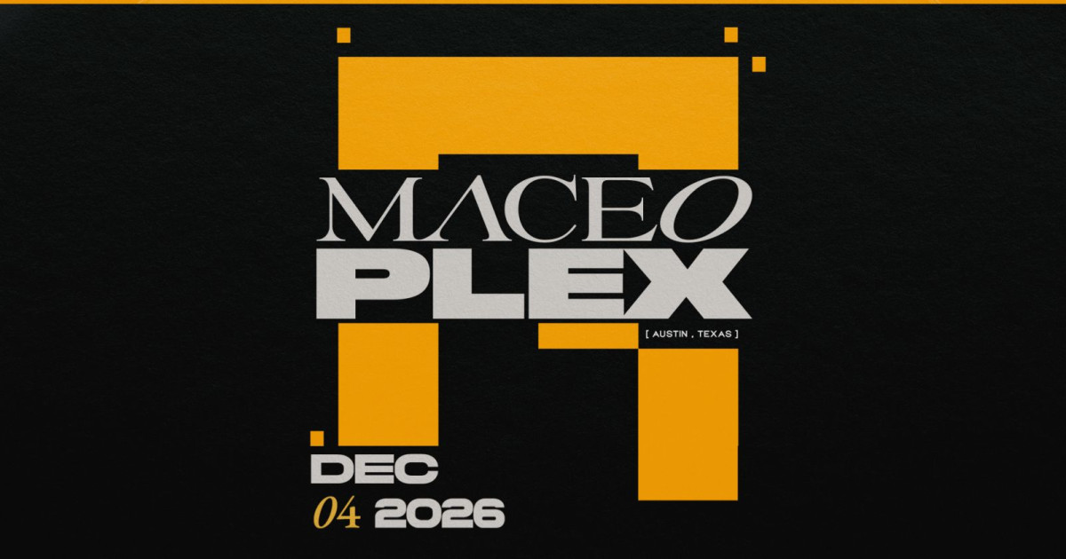 Maceo Plex at The Concourse Project Austin concert poster