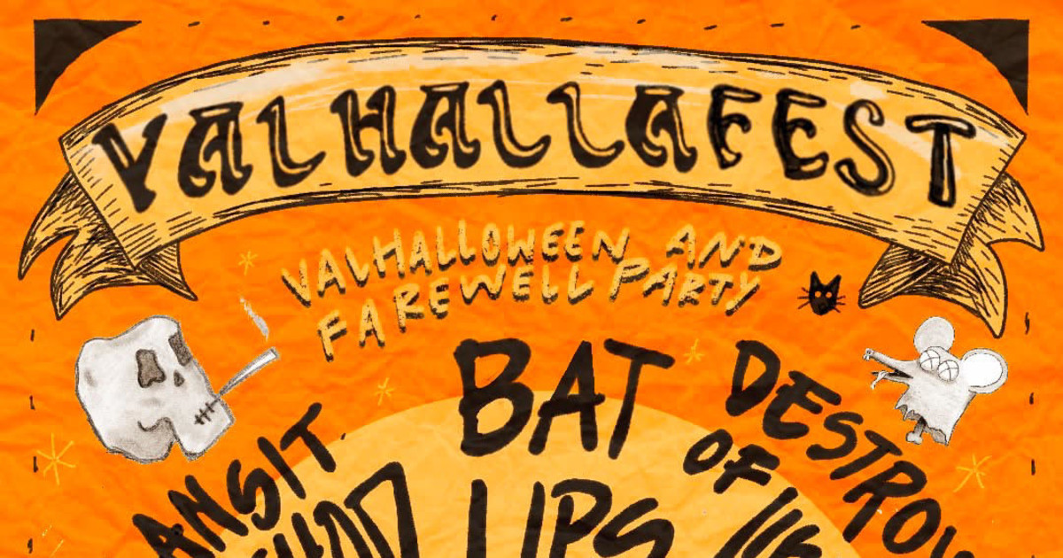 ValHalloween & Farewell Show w/ Transit Method, Bat Lips, Destroyer of Light, Ne’er Do Well, Naga Brujo Austin concert poster
