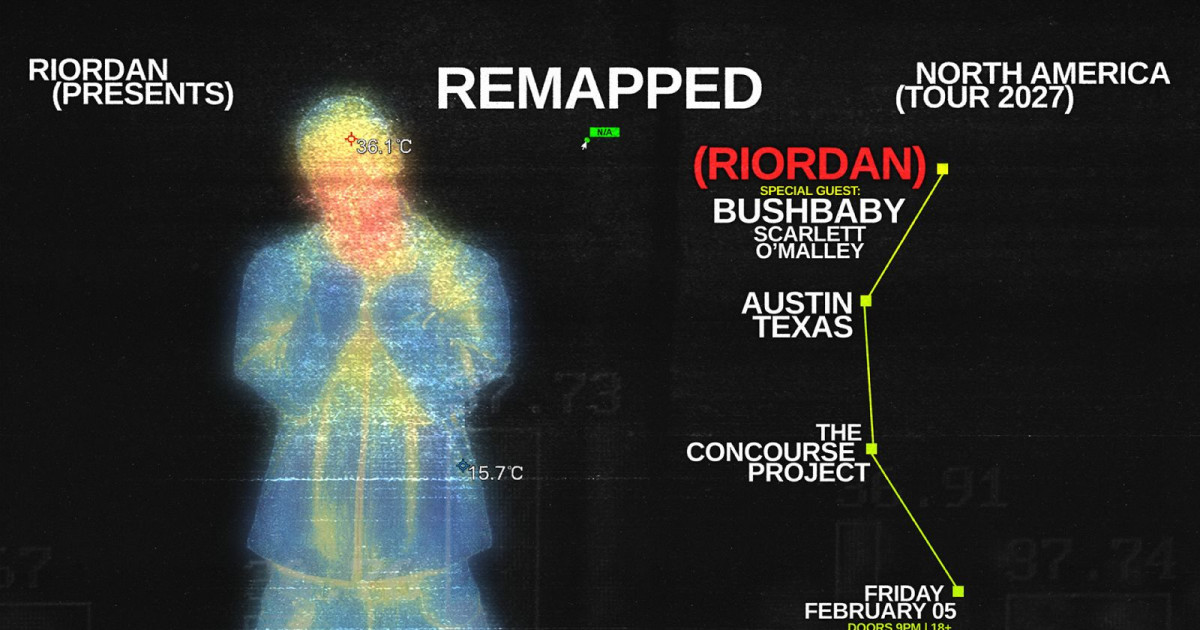 Riordan at The Concourse Project Austin concert poster