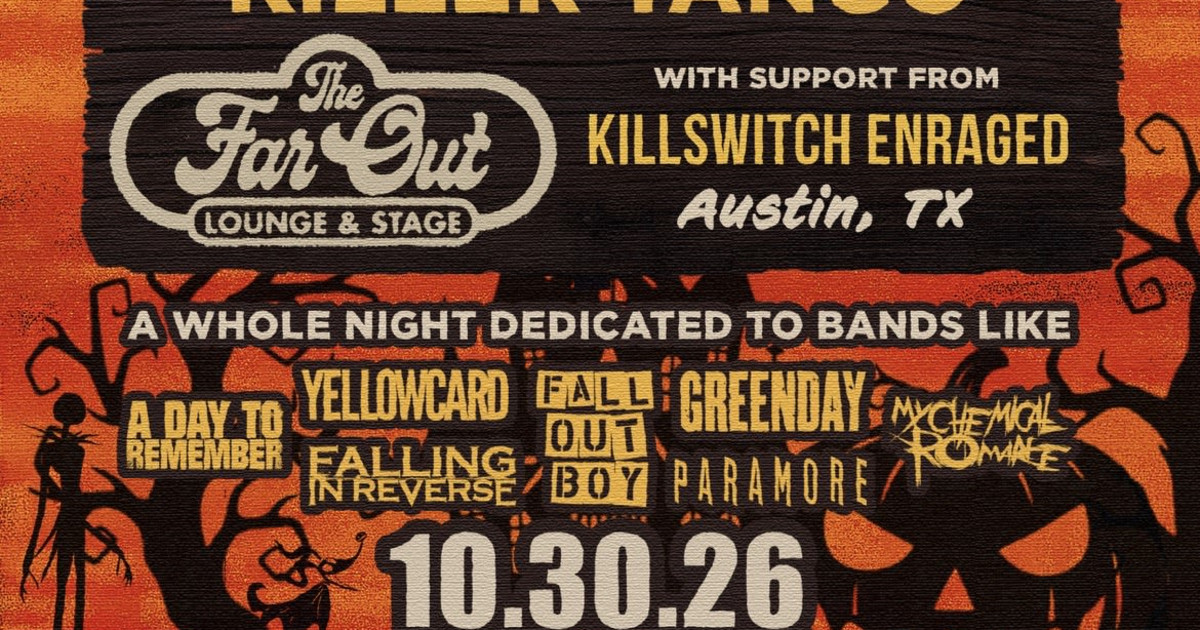 Warped Tour Nite w/ Emo Hero, Killer Tango, Killswitch Enraged Austin concert poster
