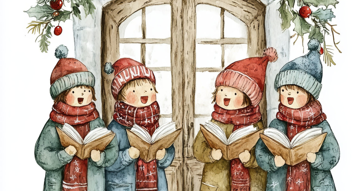 Poster for Let’s Go A’ Caroling at Chateau Bellevue! in Austin