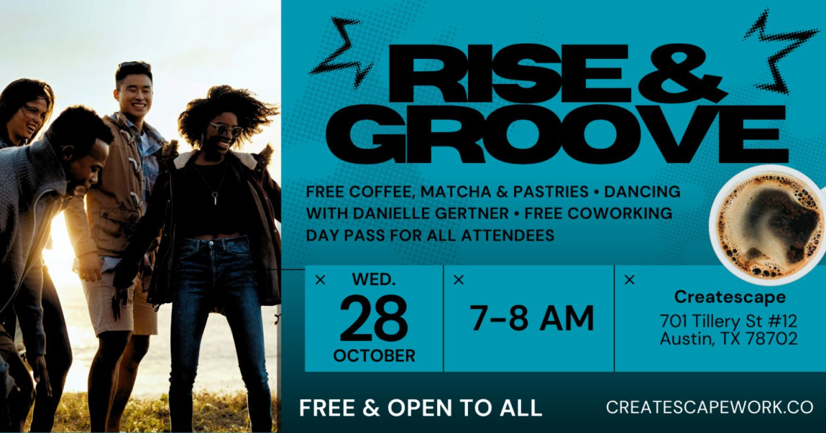 Rise and Groove - Free Coffee, Morning Dance Party