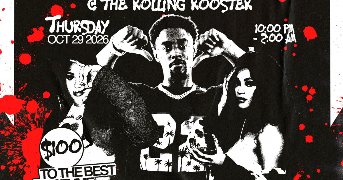 A Gloxk Horror Story @The Rolling Rooster Austin concert poster