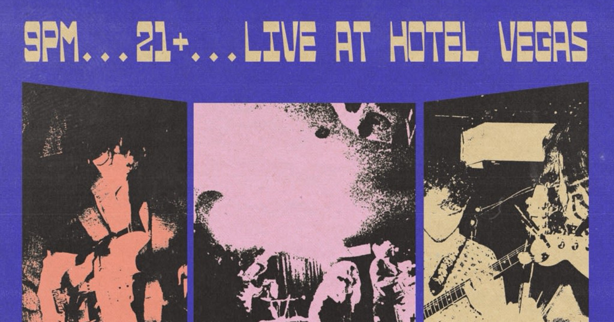 Very Busy People, Soul Sipper, Ceramic Austin concert poster
