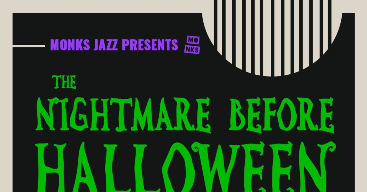 The Nightmare Before Halloween | Brian Donohoe & Co Play the Music of Danny Elfman Austin concert poster