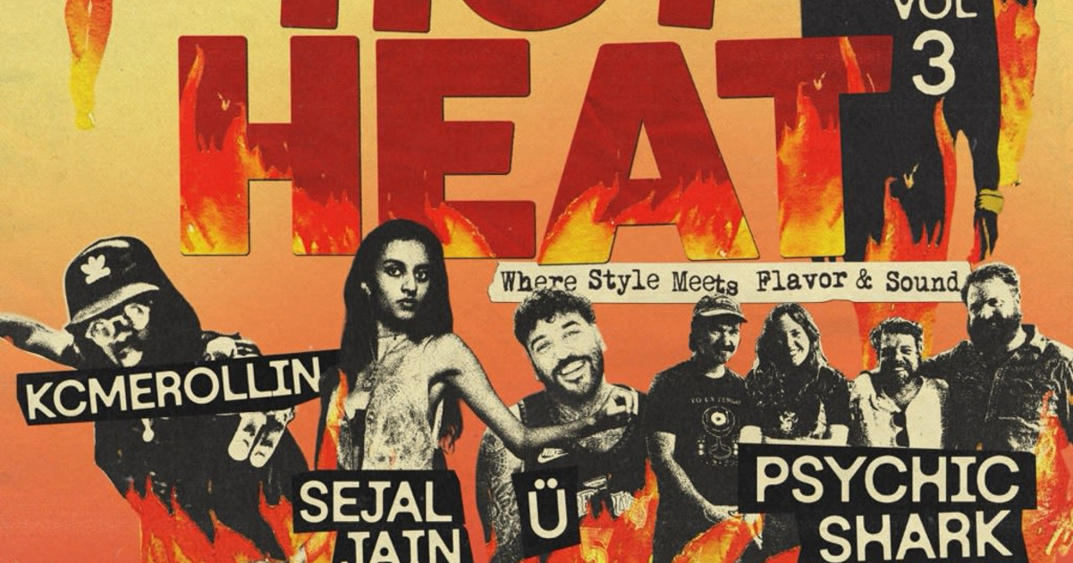 Haute Hot Heat Vol. 3 at Hotel Vegas Austin concert poster