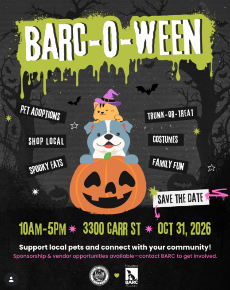 BARC-o-ween in Houston at BARC Animal Shelter