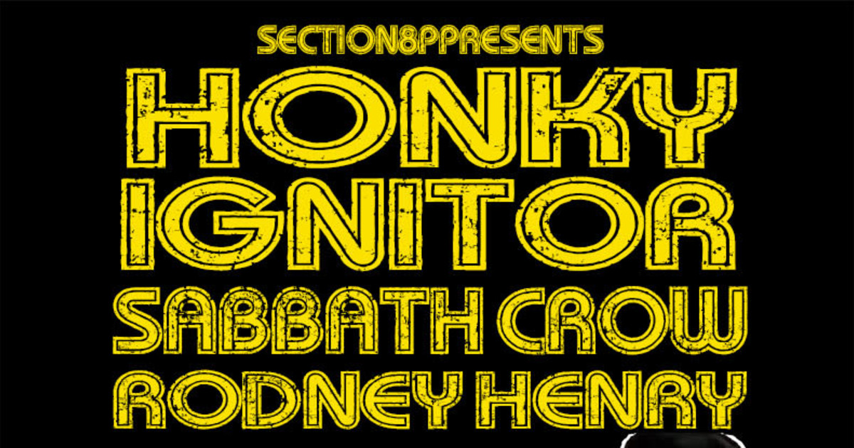 Poster for Honky, Ignitor, Sabbath Crow & Rodney Henry in Austin