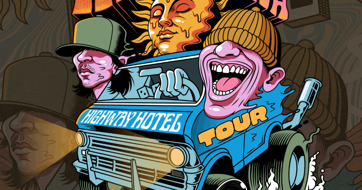 Wax and DJ Hoppa Austin concert poster