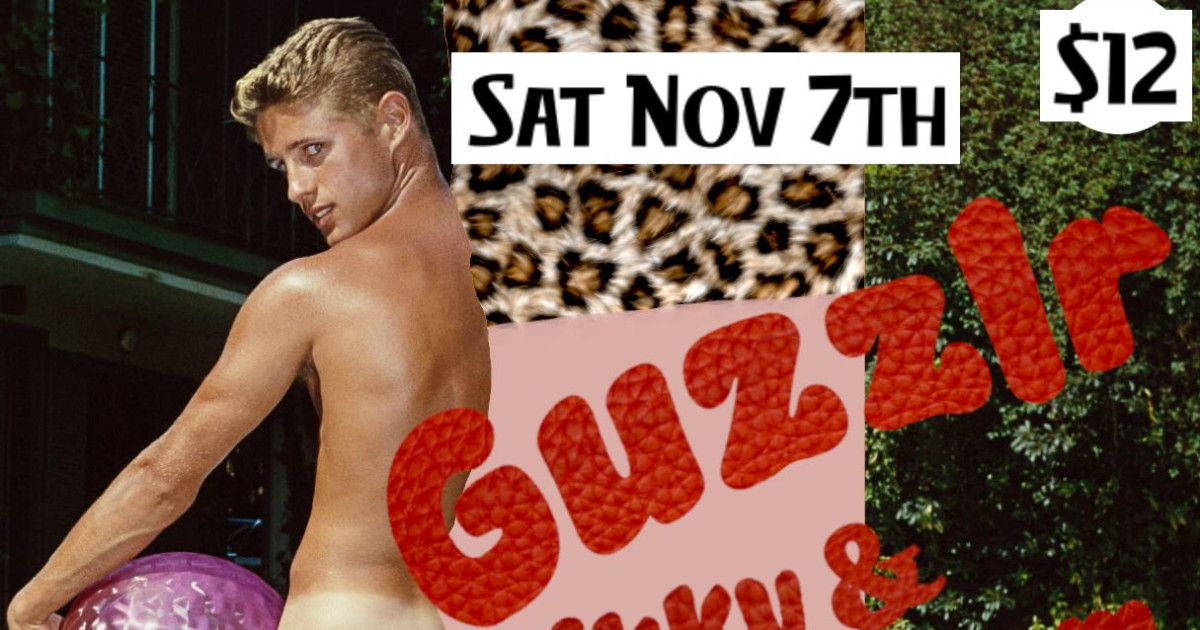 GUZZLR! MIKKY & THE DOOM! SODOMY COP! Austin concert poster