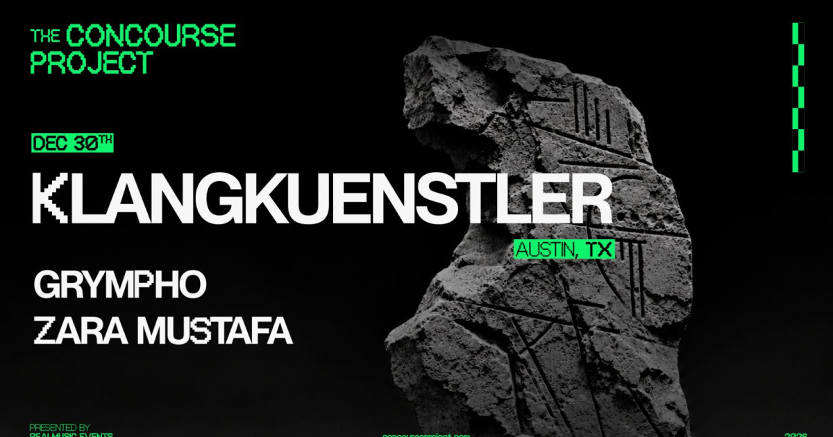 Klangkuenstler at The Concourse Project Austin concert poster