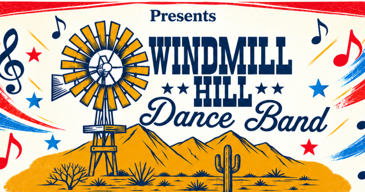 Poster for The Windmill Hill Dance Band in Austin