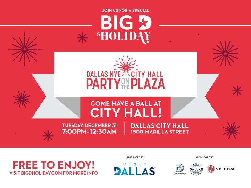 New Years&#039; Eve in Dallas: Party on the Plaza in Dallas at Dallas