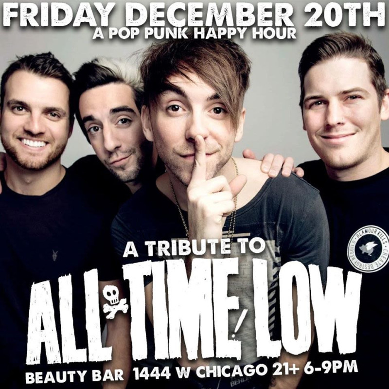 All Time Low Happy Hour In Chicago At Beauty Bar