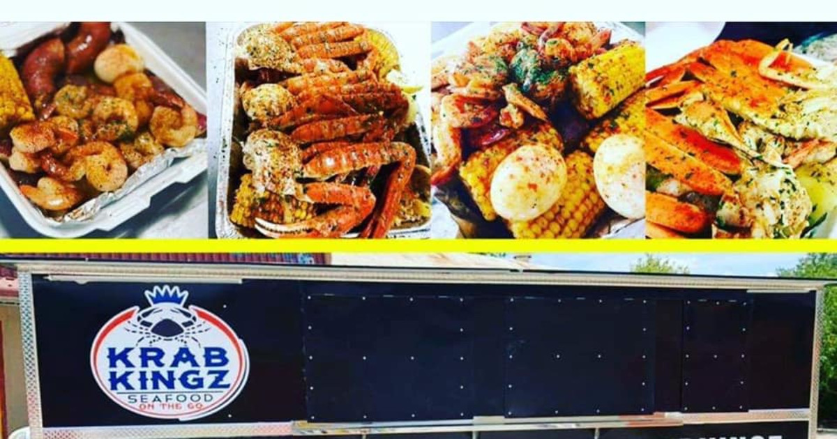 Krab Kingz Food Truck in Dripping Springs at 12 Fox Beer Co.