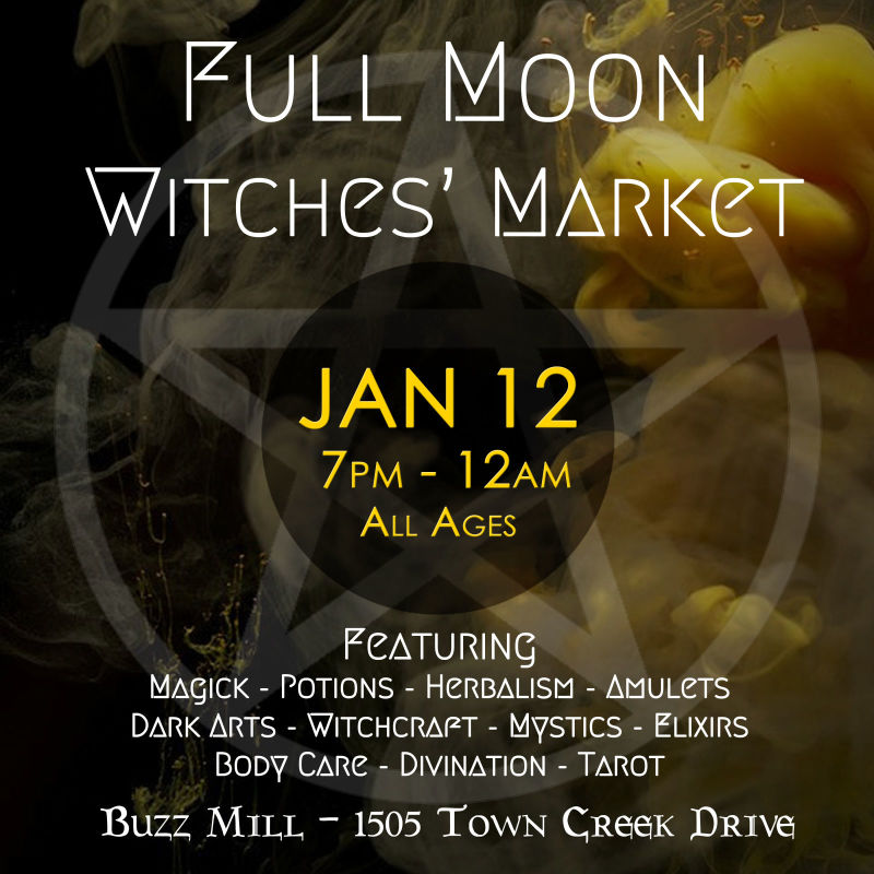 Full Moon Witches' Market in Austin at Buzz Mill