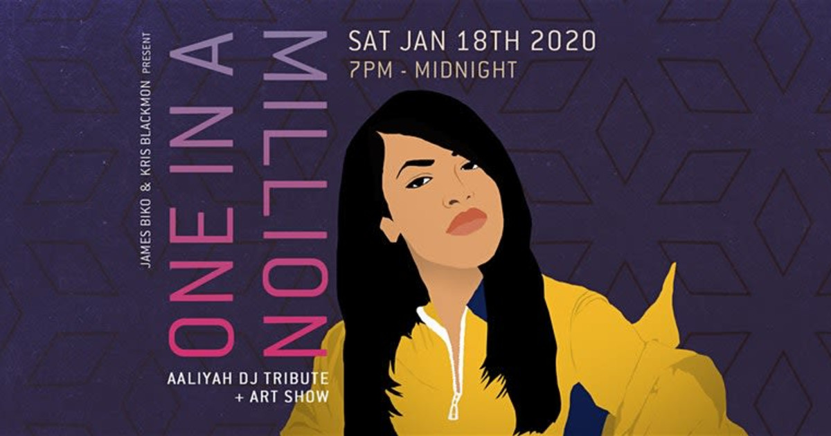One In A Million Aaliyah Dj Tribute Art Show In Saint Louis At