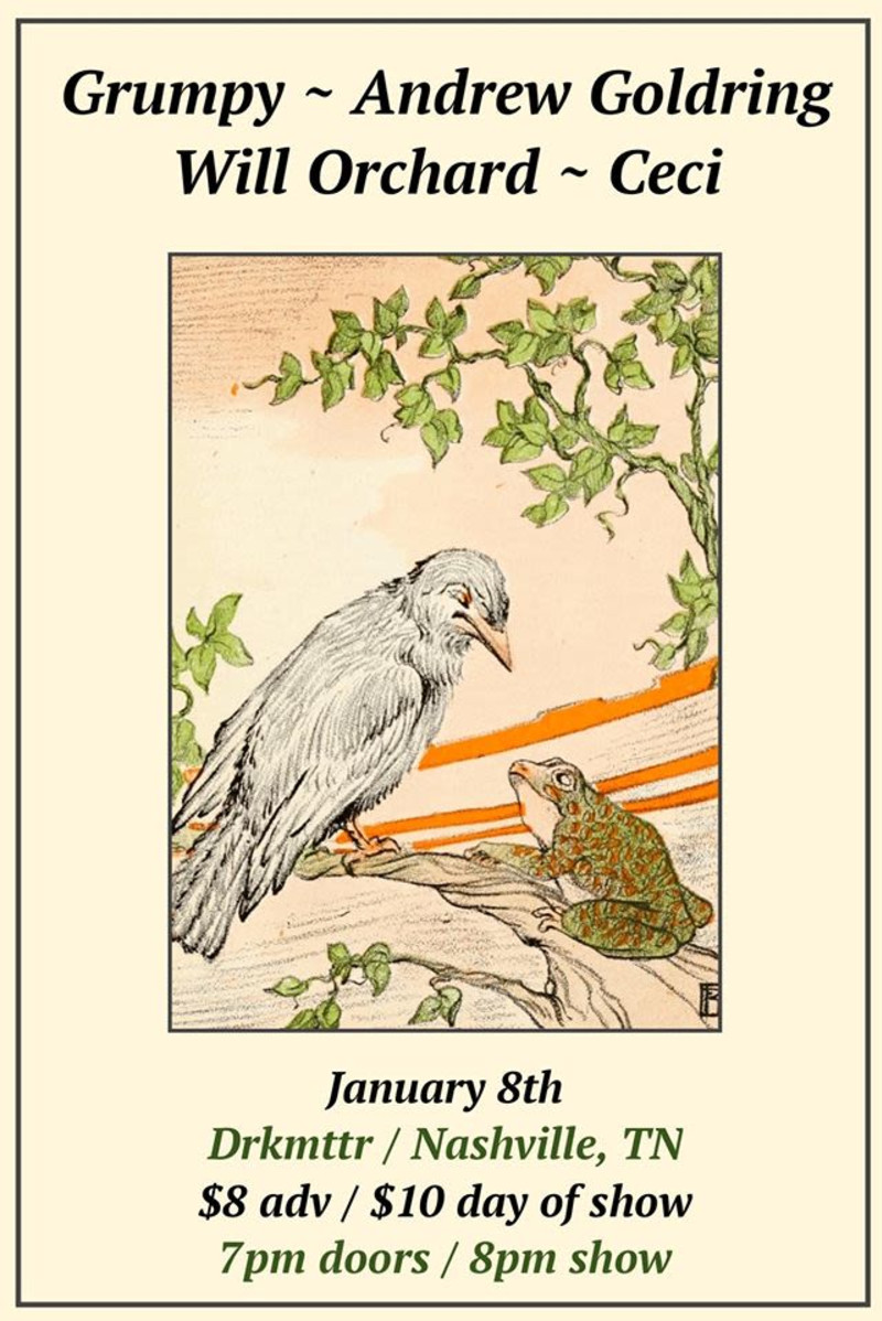 Grumpy Will Orchard Andrew Goldring Ceci In Nashville At He is accepting new patients. do615