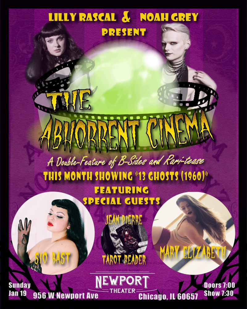 screening of 13 Ghosts (1960) with pop up performances 