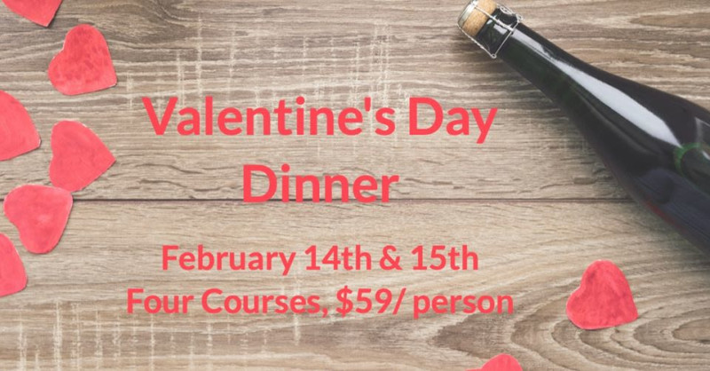 The trap (indianapolis,indiana) Valentine's Day Dinner in Indianapolis at The Wine Market at