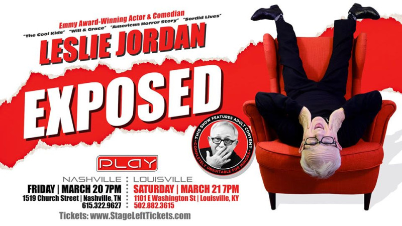 Leslie Jordan Exposed Cancelled In Nashville At Play Dance At the 2016 television critics association press tour. leslie jordan exposed cancelled in