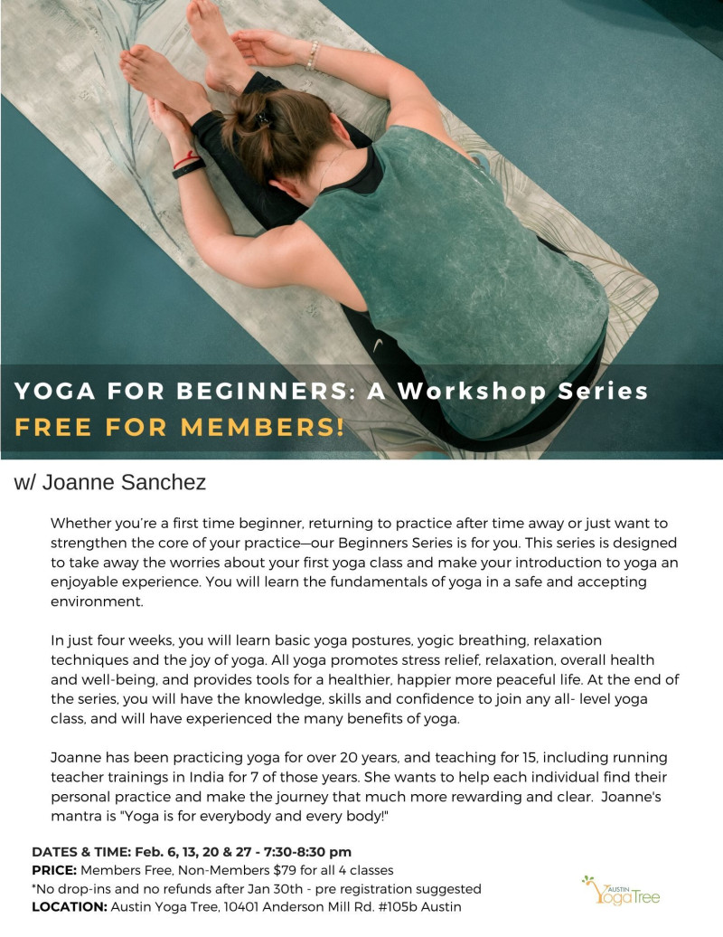 Yoga For Beginners In Austin At Austin Yoga Tree
