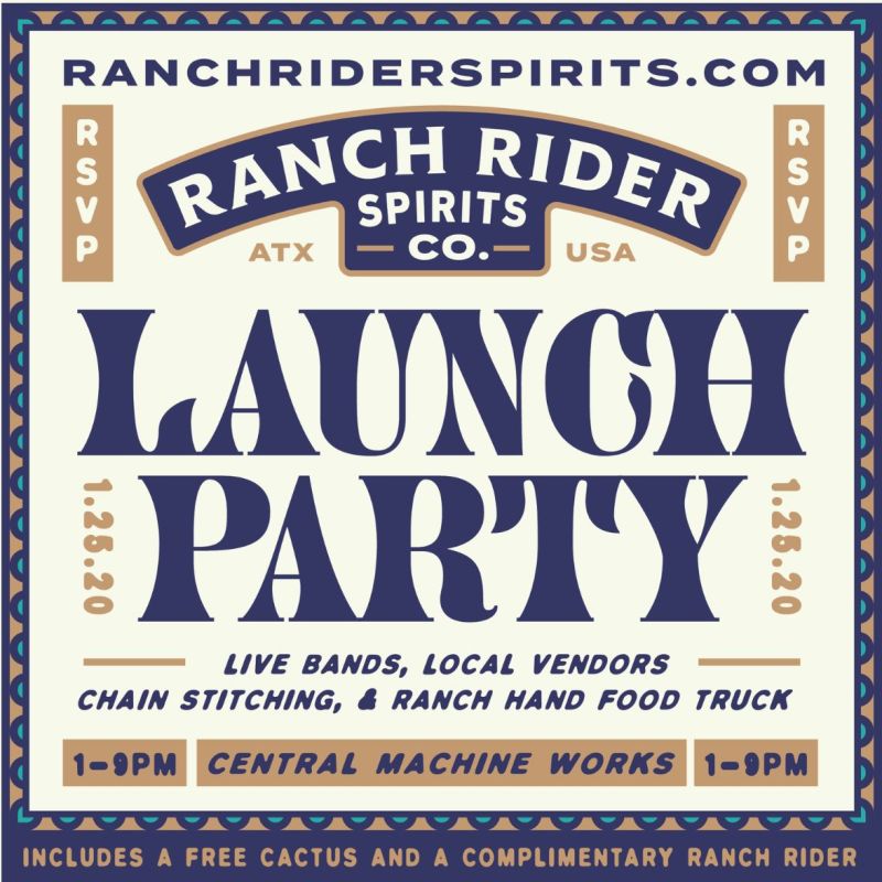 Ranch Rider Launch Party In Austin At Central Machine Works