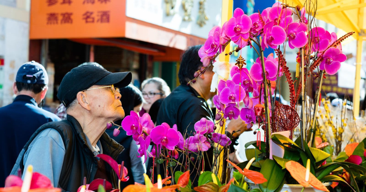 chinese new year flower market san francisco 2025