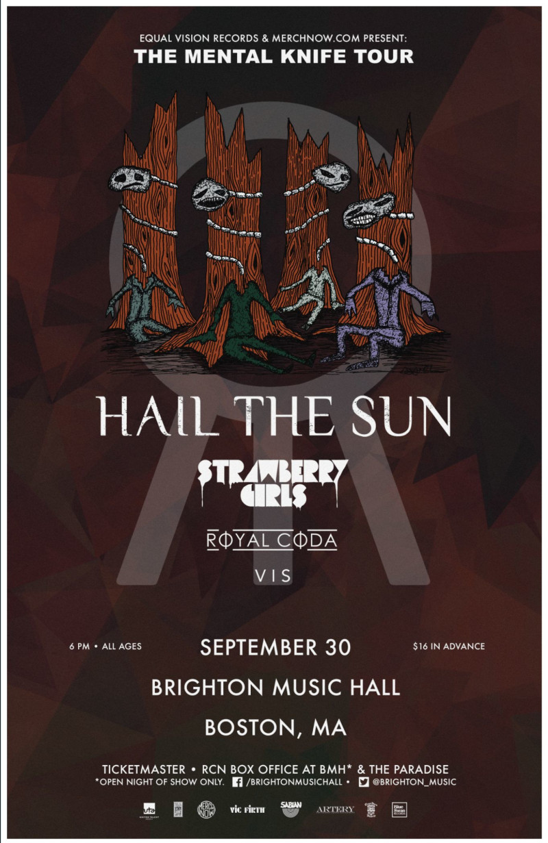 Hail The Sun Mental Knife Tour Strawberry Girls Royal Coda