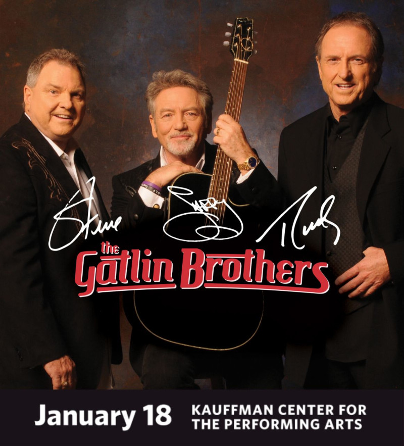 Larry, Steve & Rudy The Gatlin Brothers in Kansas City at