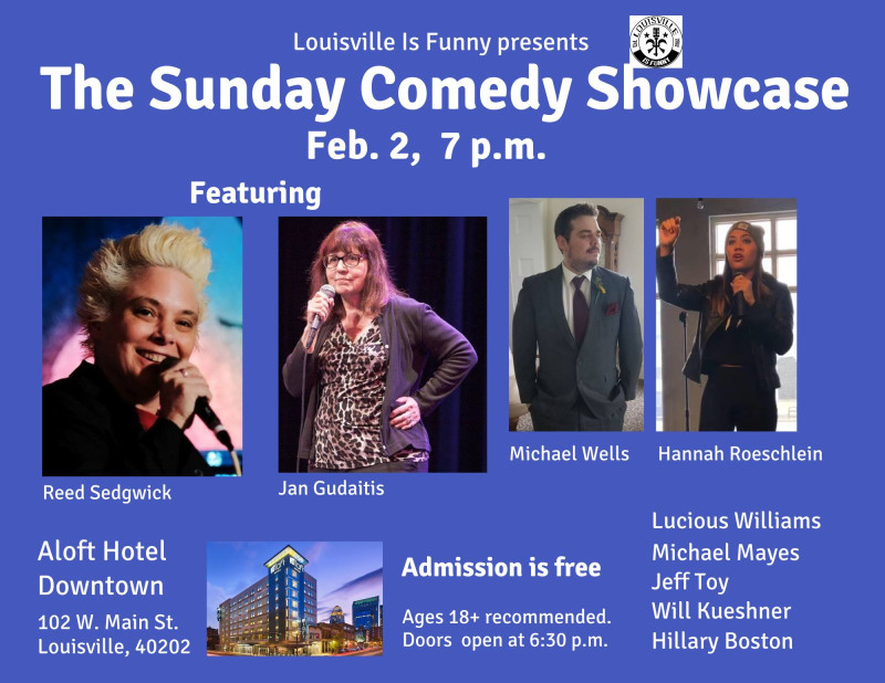 Sunday Comedy Showcase in Louisville at Aloft Louisville