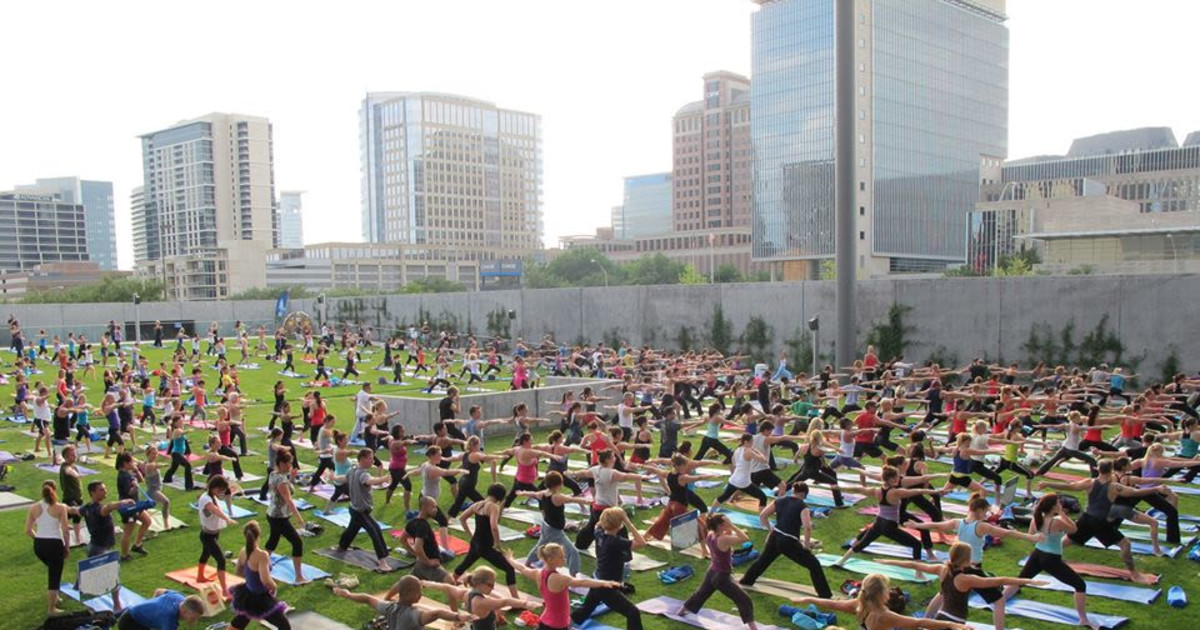 Dallas Yoga & Fitness Festival in Dallas at Sammons Park