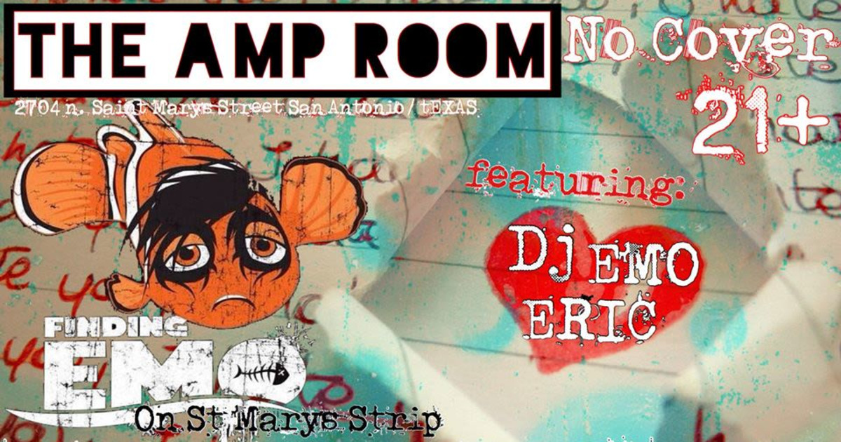 Finding Emo Broken Hearts Edition in San Antonio at The Amp Room