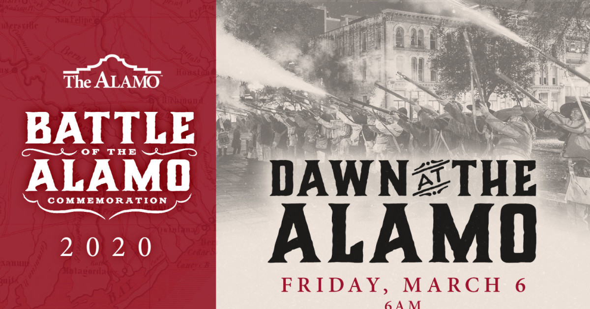 Dawn at the Alamo in San Antonio at The Alamo