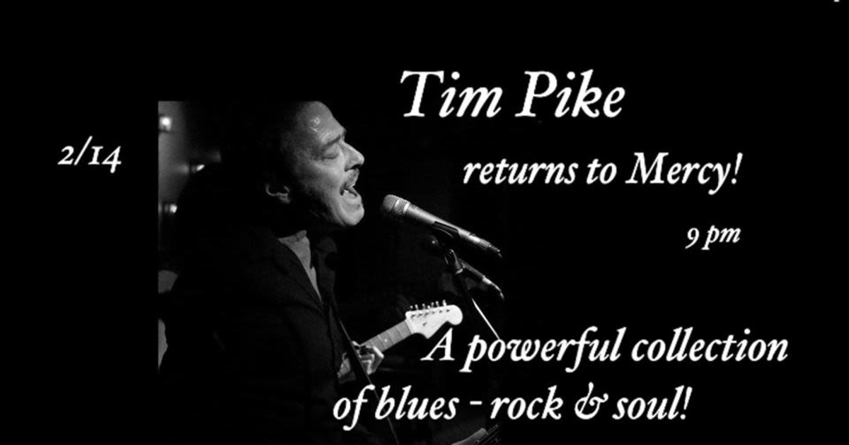 Tim Pike in Boston at Mercy Tavern