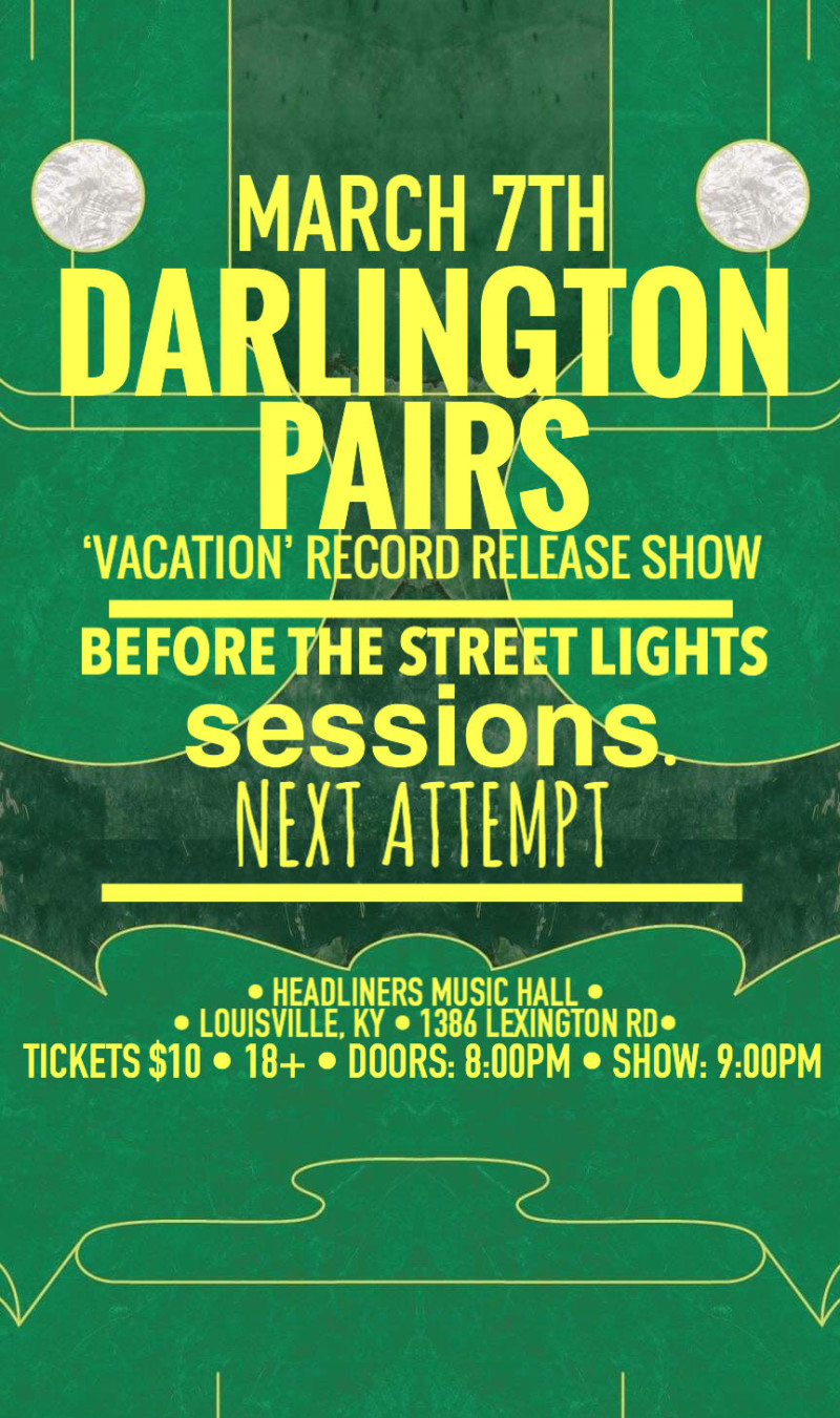 Darlington Pairs Record Release with Before The Streetlights,